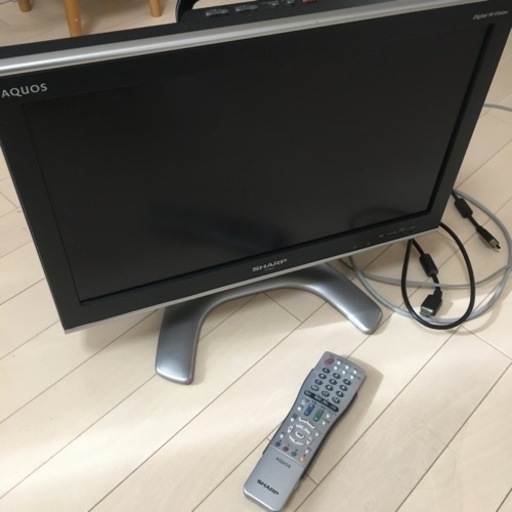 SHARP AQUOS LC20EX3 テレビディスプレイ地デジ (Katsu) 調布の家具の中古あげます・譲り