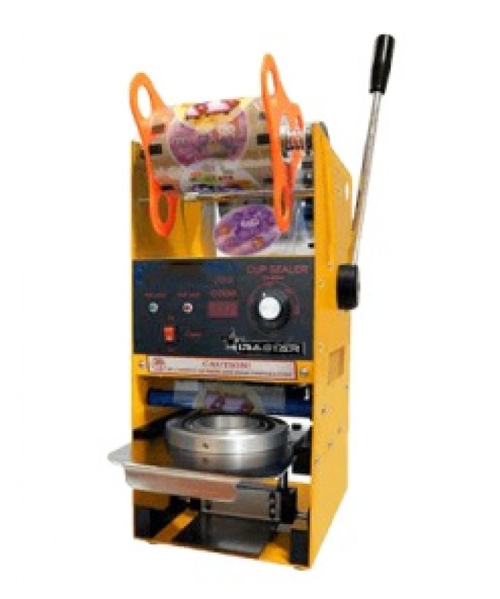 Kemasan Retail Mesin Cup Sealer Manual Counter Wirapax CUPH85
