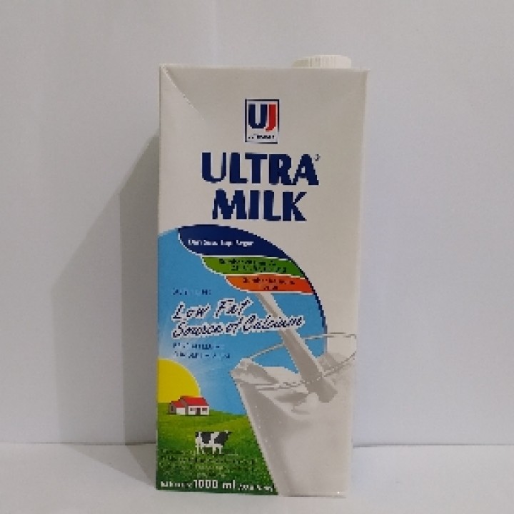 Mekar Mart ULTRA MILK LOW FAT 1LTR/HICAL PUTIH*12