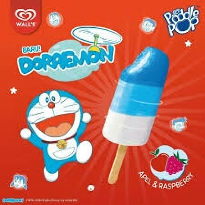 Mekar Mart WALLS PADDLEPOP 60ML/DORAEMON*48