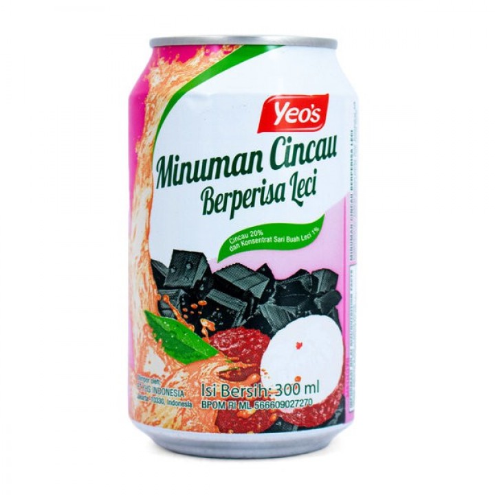 LAKMAR GROSIR YEOS GRASS JELLY LYCHE DRINK 300ml