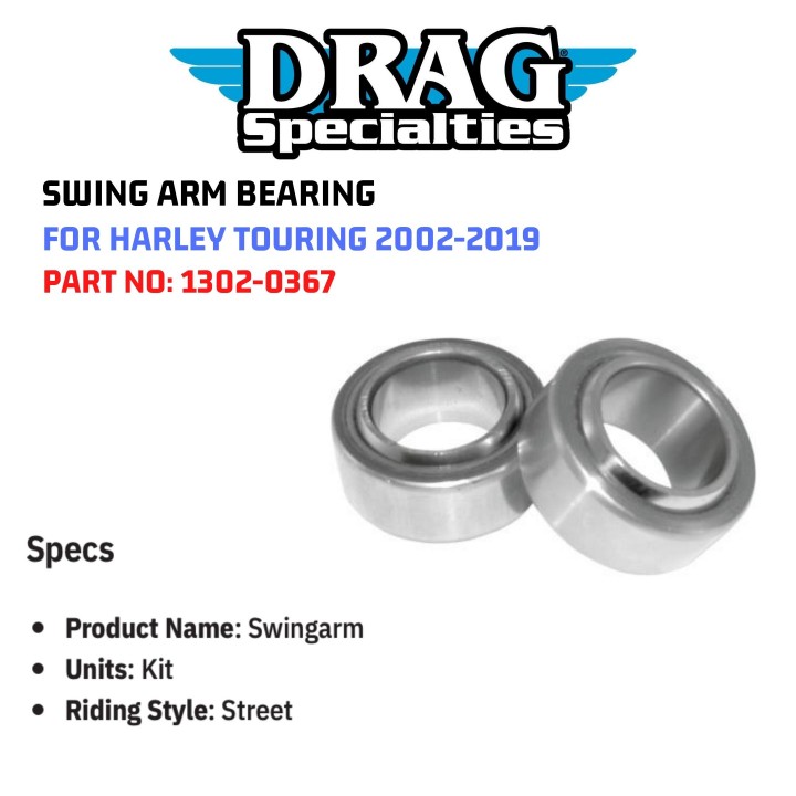 Jack 13 motor DRAG SPECIALTIES SWING ARM BEARING FOR HARLEY TOURING