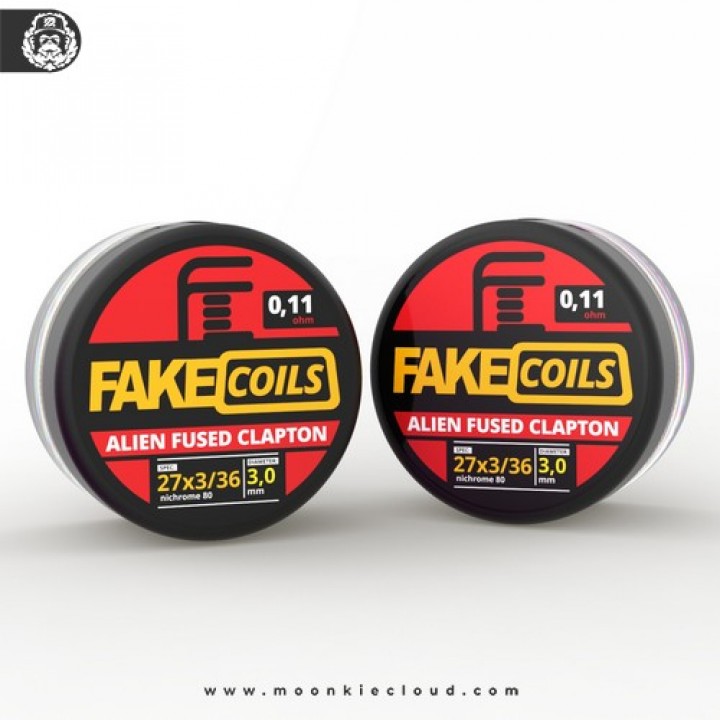 MOONKIE CLOUD VAPE STORE Fake Coils Alien Merah