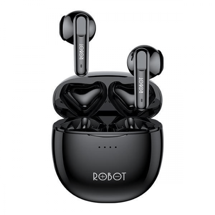 amdacell Robot Airbuds T10 Bluetooth Headset 5.1 Waterproof IPX4 Hitam