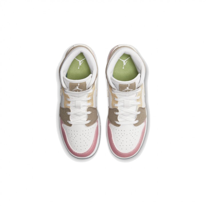 HYPEBEASTYLE AIR JORDAN 1 MID PASTEL GRIND (GS)