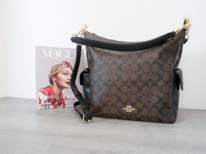 Branded Outlet COACH PENNIE SHOULDER BAG IN SIGNATURE CANVAS