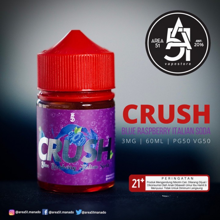 Area51 Katamso HERO57 CRUSH (BLUE RASPBERRY SODA) 60ML