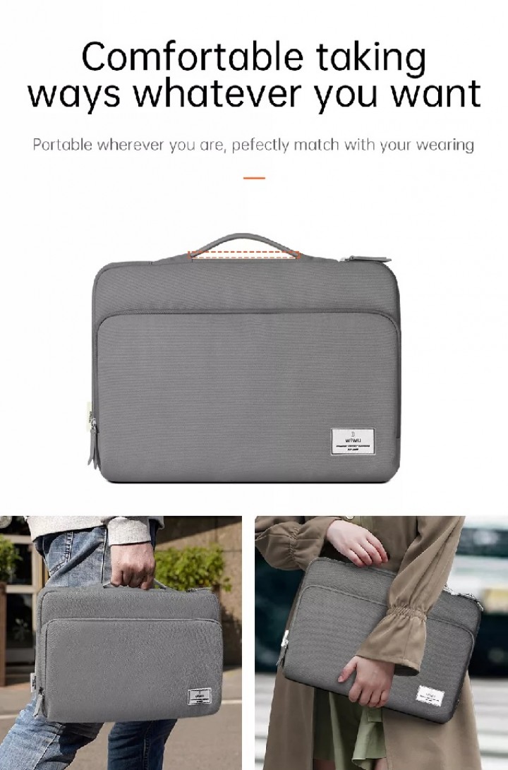 Tokuniku WIWU Ora Laptop Sleeve Bag for 16.2inch Laptop Tas Laptop Jinjing