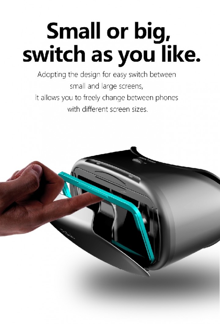 Tokuniku VRG PRO X7 3D Smart Virtual Reality Glasses for 57 inches