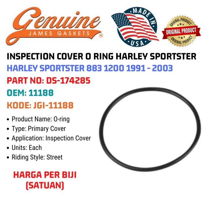 Jack 13 motor INSPECTION COVER O RING HARLEY SPORTSTER FOR HARLEY
