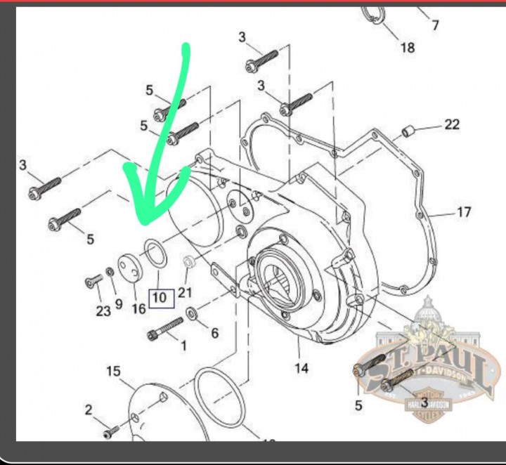 Jack 13 motor INSPECTION COVER O RING HARLEY SPORTSTER FOR HARLEY