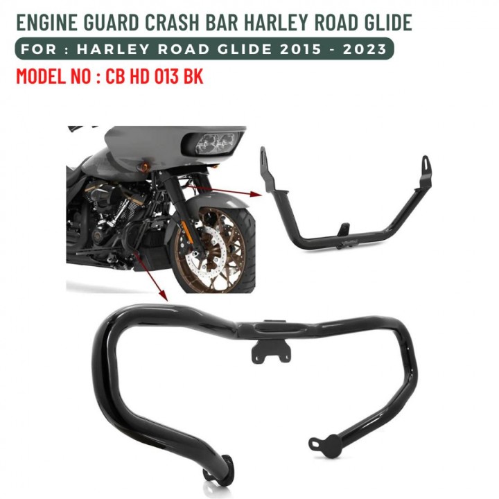 Budung Cycles ENGINE GUARD CRASH BAR HARLEY ROAD GLIDE 20152023 CB