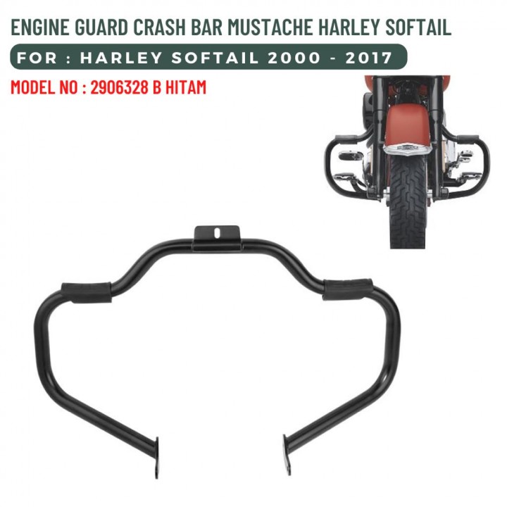 Budung Cycles Engine Guard Harley softail tahun 20002017 model 2906328B