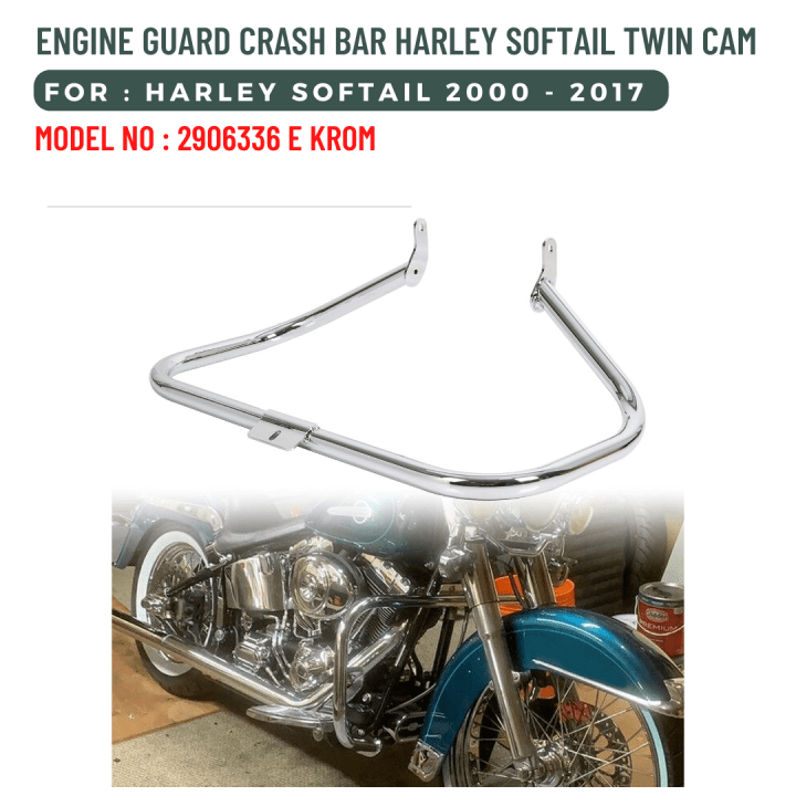 Budung Cycles ENGINE GUARD CRASH BAR HARLEY SOFTAIL TWIN CAM 2000