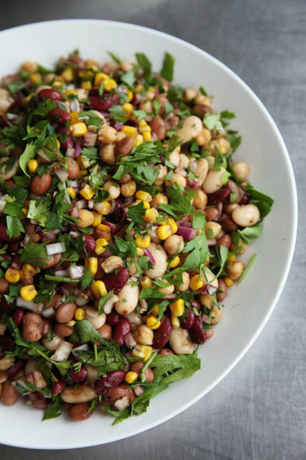 Healthy 5Bean Salad 12 Tomatoes
