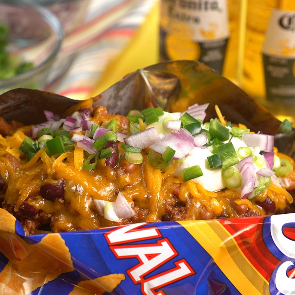 Cheesy Frito Chili Pie 12 Tomatoes
