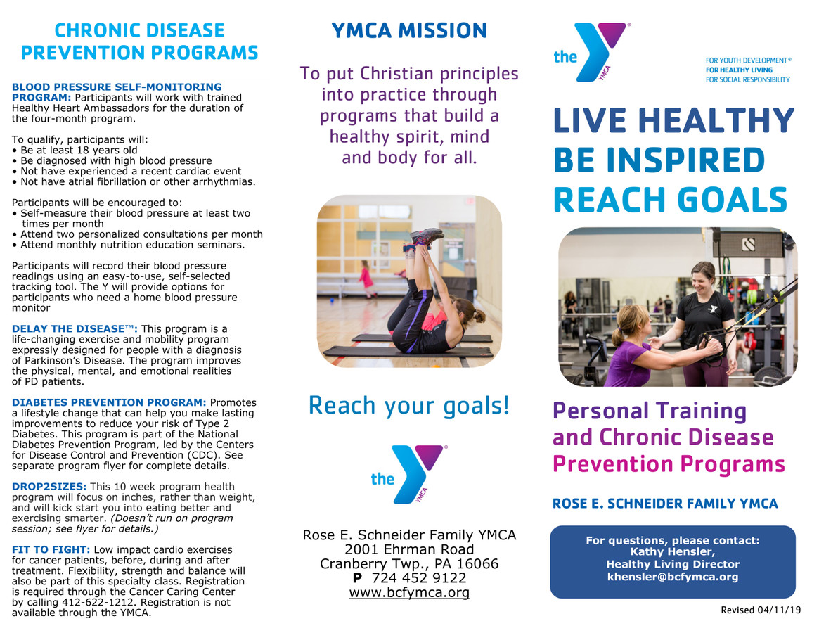 Personal Training BrochureROSE2019 by BCFYMCA Flipsnack