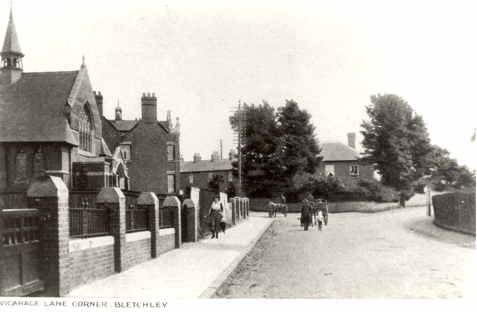 Vicarage Lane corner, Bletchley Road Living Archive