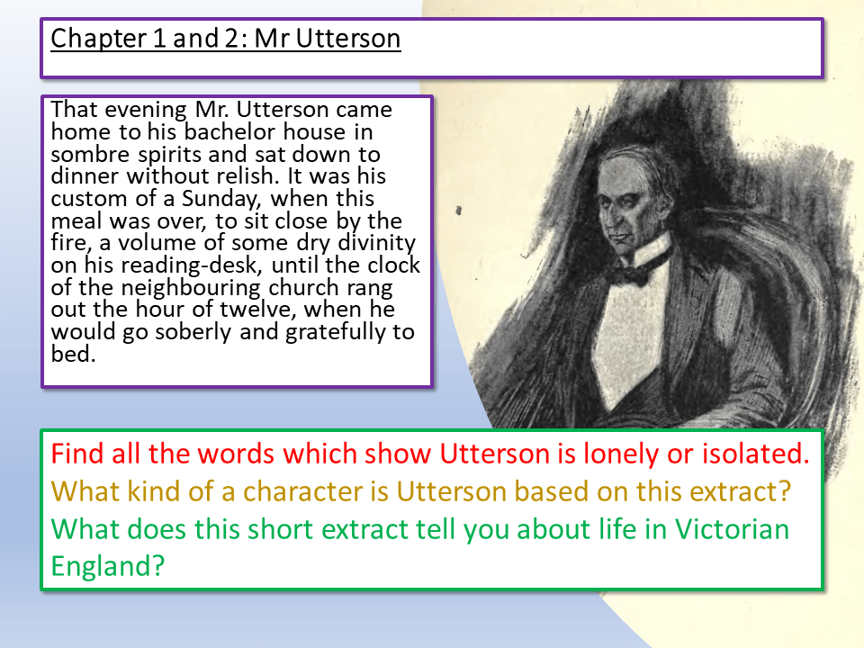 Jekyll and Hyde Utterson Teaching Resources