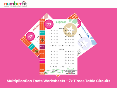 7x Multiplication Facts Worksheets + Video | Teaching Resources