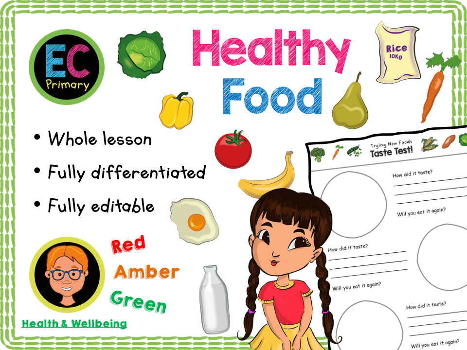 Healthy Food KS1 Teaching Resources