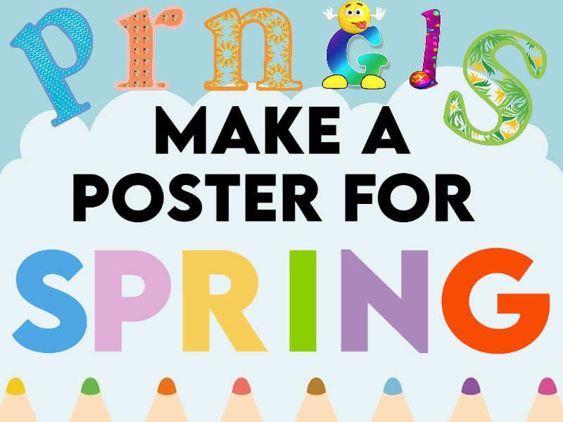 Make a Spring Poster Teaching Resources
