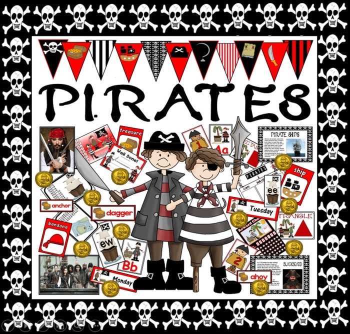 PIRATES TEACHING RESOURCES ROLE PLAY DISPLAY KEY STAGE 1 2 EARLY YEARS