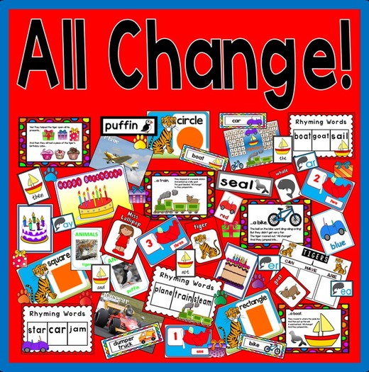 ALL CHANGE! STORY TEACHING RESOURCES EYFS KS1 READING TRANSPORT ANIMALS