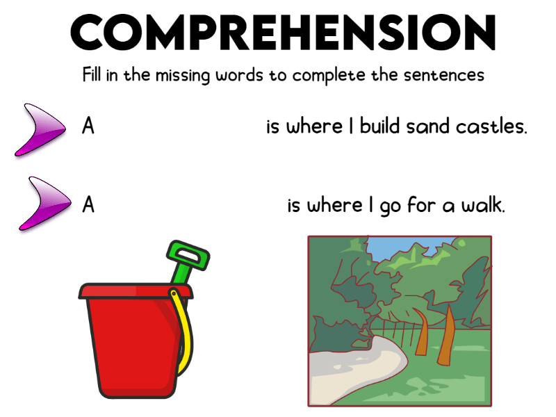 5 Comprehension Worksheets Teaching Resources