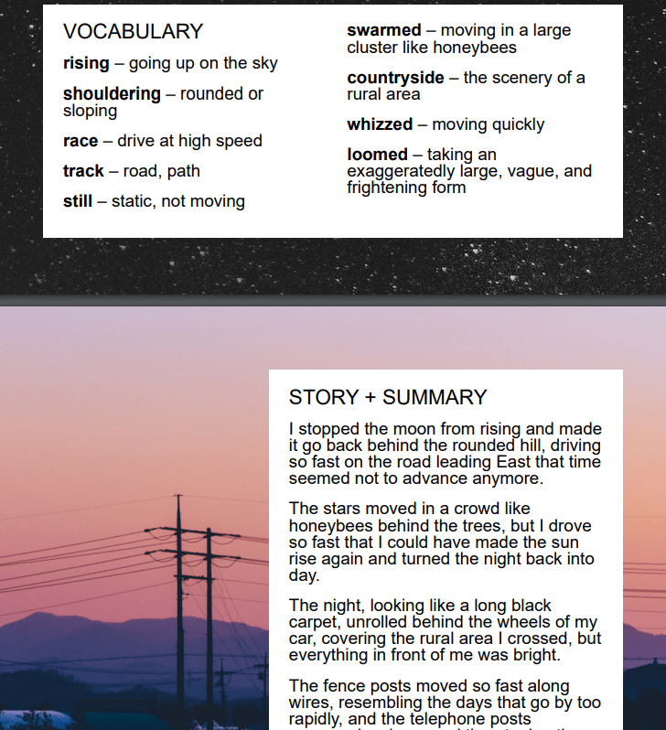 'The Road' by Nancy Fotheringham Cato Complete Study Guide Teaching