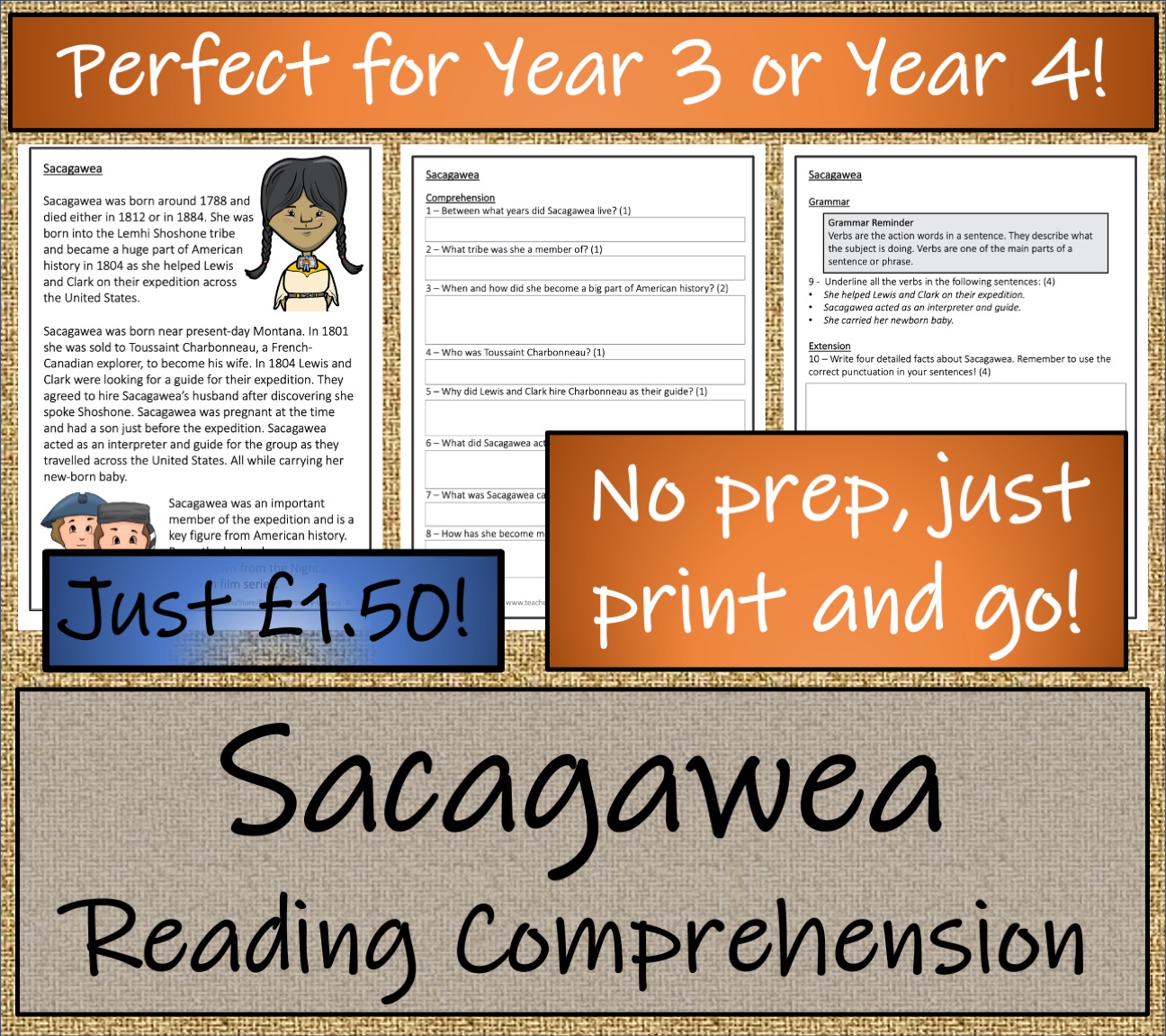 Sacagawea Worksheet Pdf