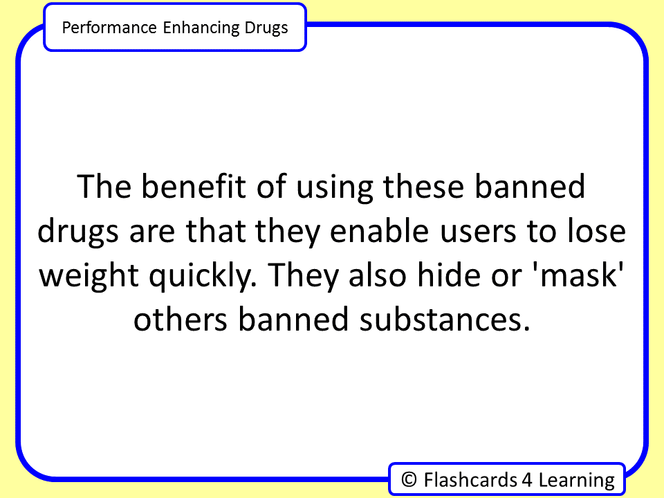 GCSE PE Performance Enhancing Drugs Questions & Answers Teaching