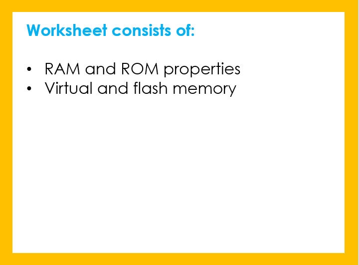 Secondary storage (RAM and ROM) Computer science OCR, Gcse Teaching