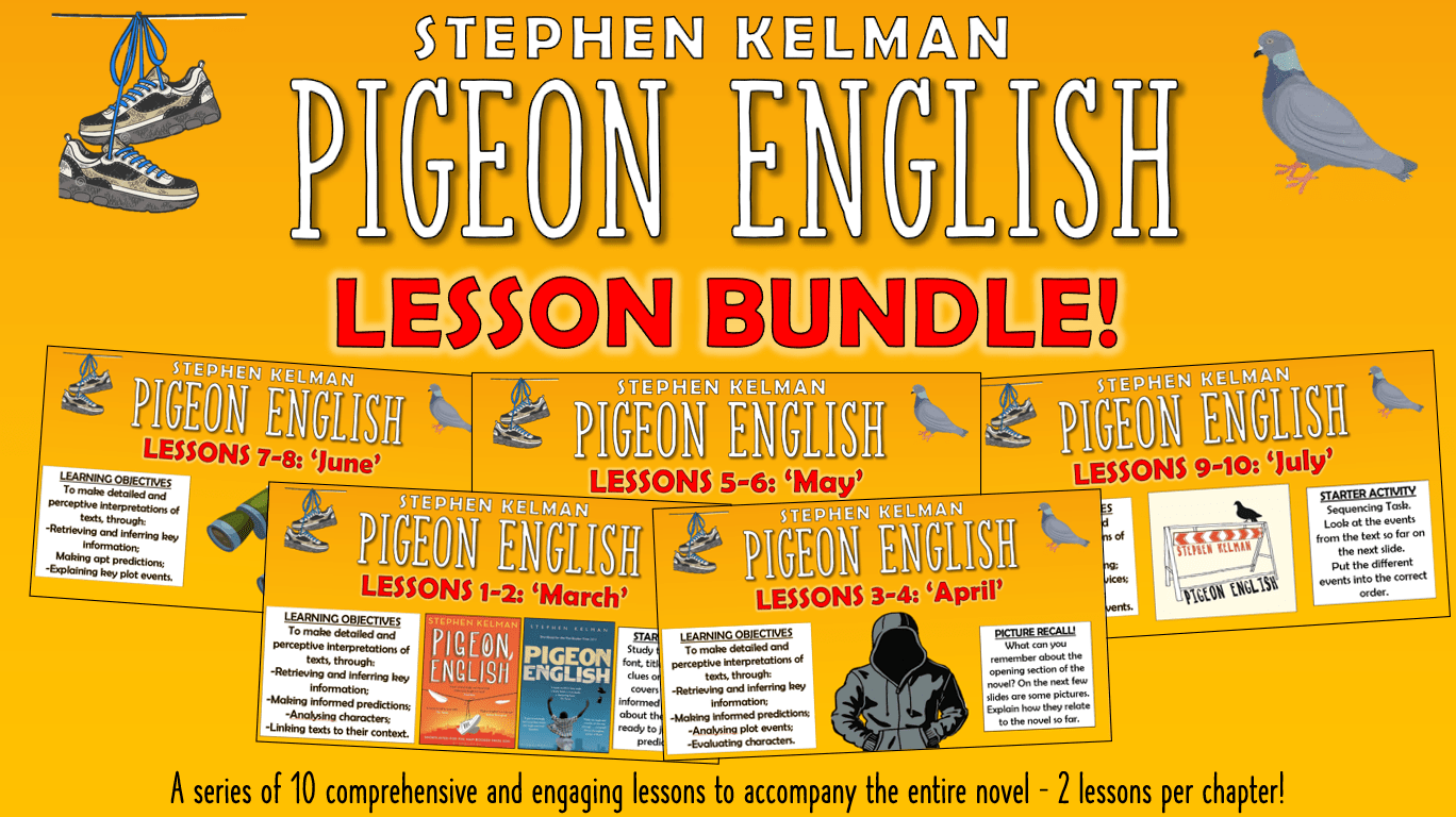 Pigeon English Lesson Bundle! Teaching Resources