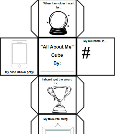 Back To School Introduction - All About Me Cube | Teaching Resources
