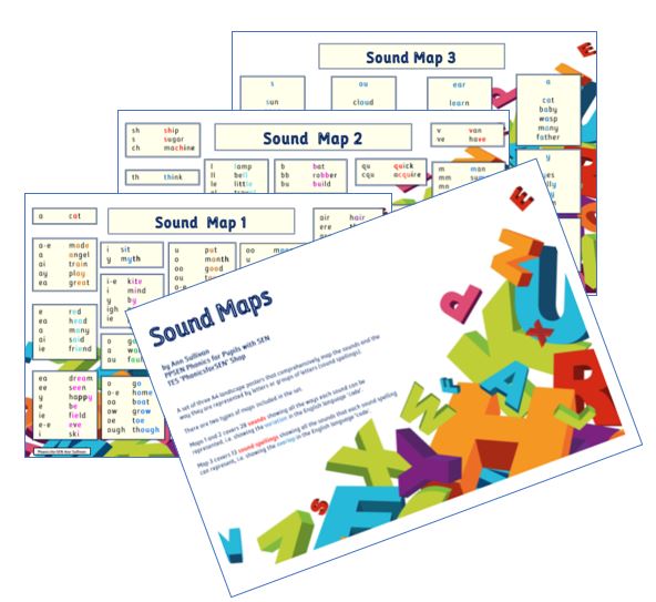 Sounds Maps Posters of the sounds and their graphemes Phonics for