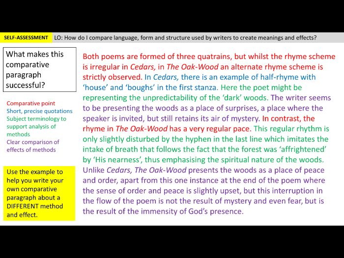 Unseen Poetry Lesson 5 Teaching Resources