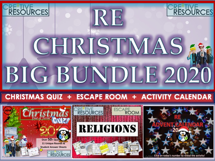 Rs Wiki Christmas RE RS Christmas BIG Bundle Teaching Resources