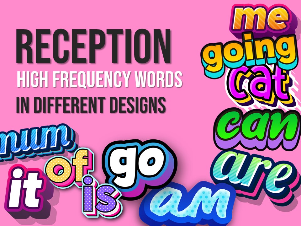 Reception High Frequency Words Teaching Resources
