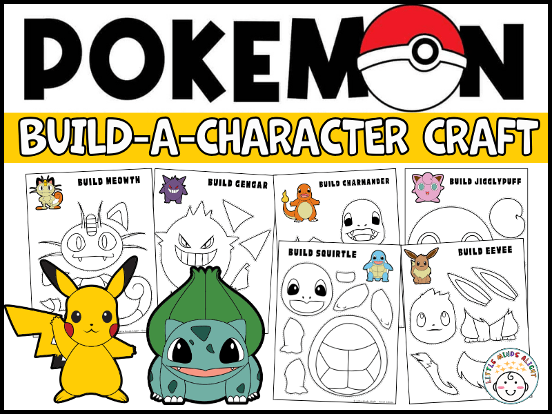 Pokemon Printable Crafts Free Papercraft Template Printable Pokemon(08)