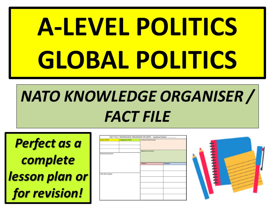 NATO Knowledge Organiser Worksheet Teaching Resources