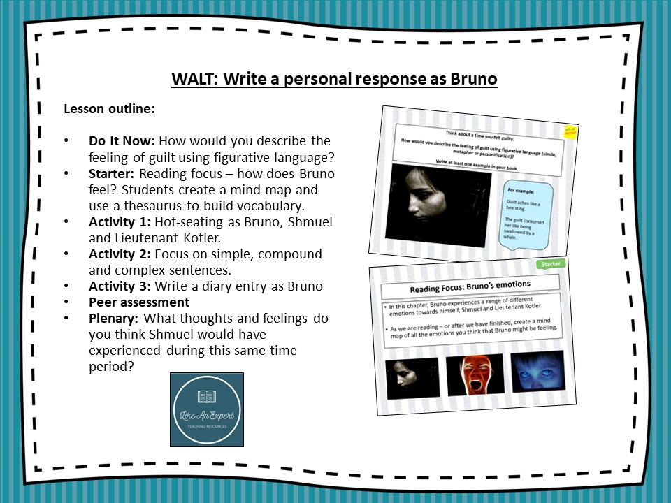 The Boy in the Striped Pyjamas Chapter 15 (FULL LESSON) Teaching