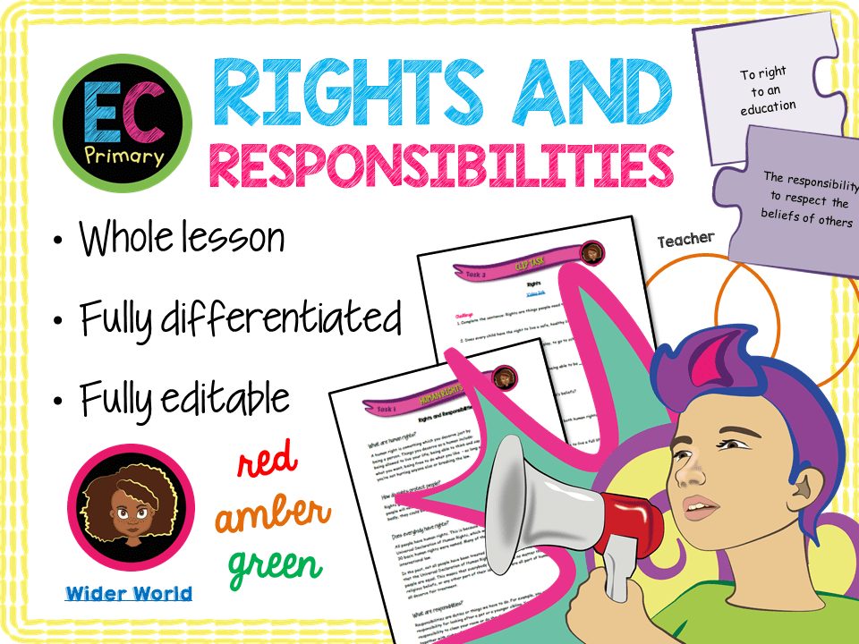 Rights and Responsibilities KS2 Teaching Resources