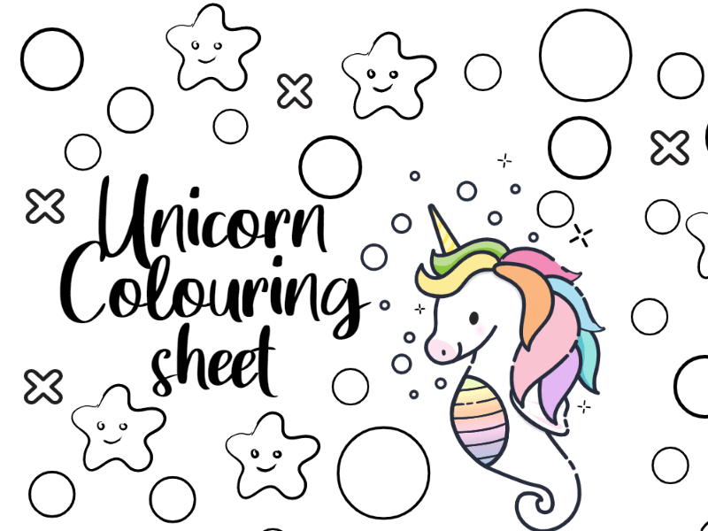 3 Unicorn Colouring Sheets EYFS KS1 Teaching Resources