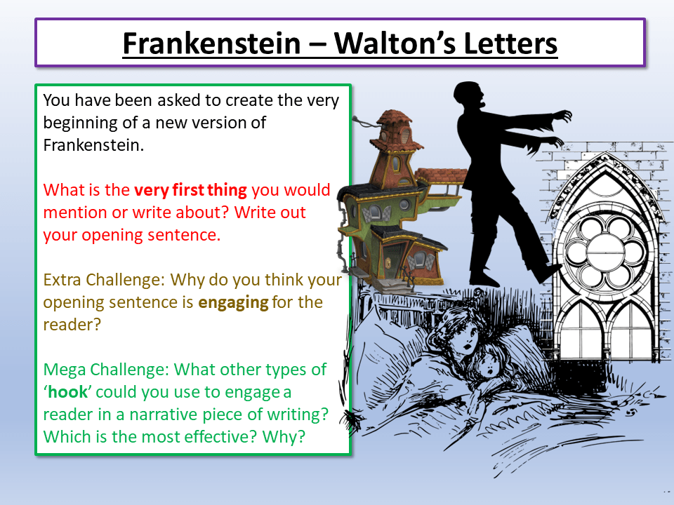 Frankenstein Walton's Letters Teaching Resources