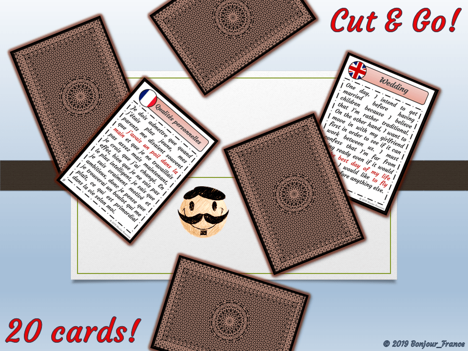 GCSE French Q&A / Translation Card Set (Module 7 Work & Future