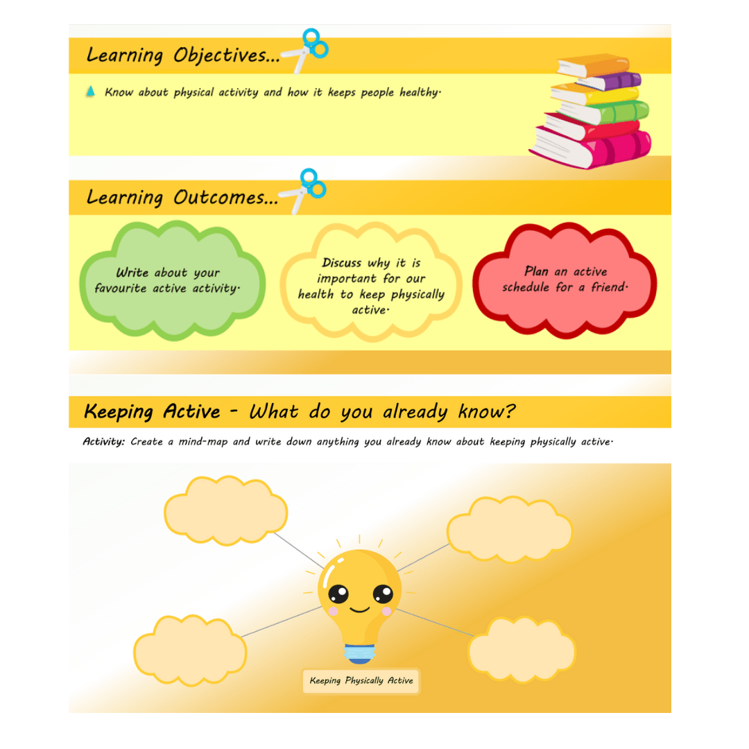 Healthy Mind and Body Keeping Active (PPT) KS1 PSHE Teaching Resources