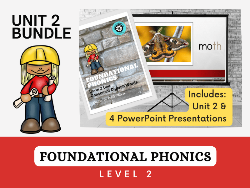 Foundational Phonics Curriculum Bundle 2 Digraph Words Teaching