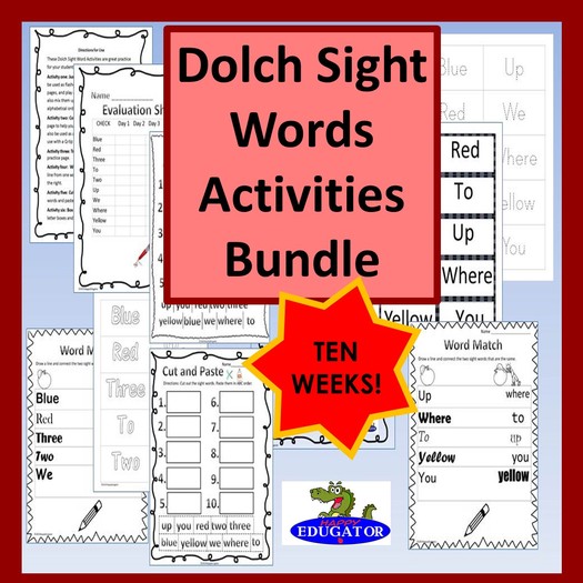 Dolch Sight Words - Activities Bundle | Teaching Resources