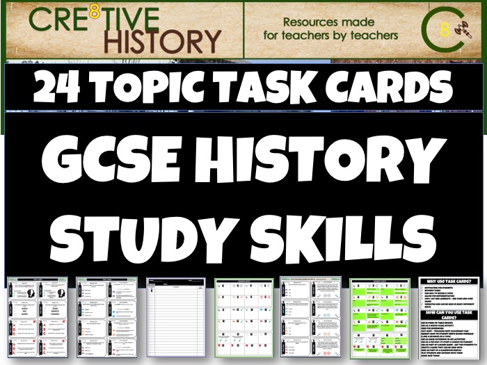 GCSE History Study Skills Teaching Resources